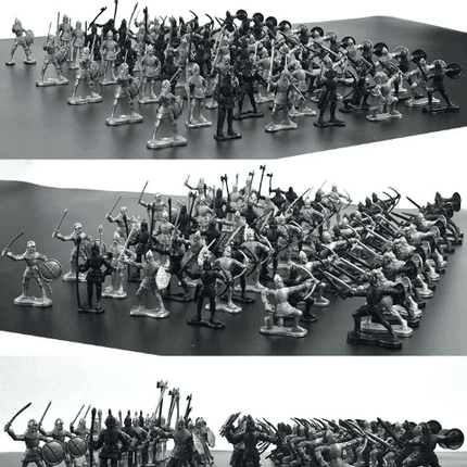 Kids 60pcs/set Medieval Soldier Figurine Warrior Activity Toys - Mad Fly Essentials