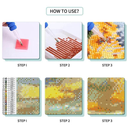 5D DIY Van Gogh Starry Night Animal Set Home Decor - Home Decor - GATYZTORY - Mad Fly Essentials