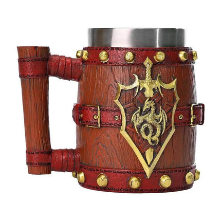 600ml Stainless Dragon Snake Animal Beer Mug - Mad Fly Essentials