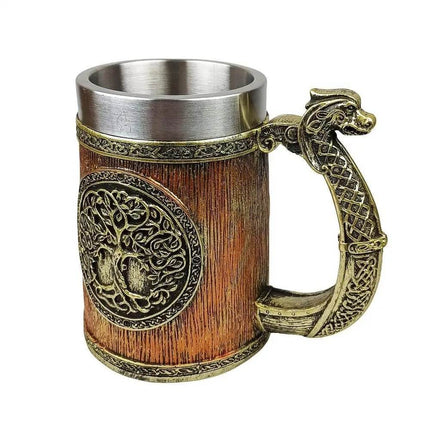 600ml Stainless Dragon Snake Animal Beer Coffee Mug - Coffee Mug - Medieval Decor - Mad Fly Essentials