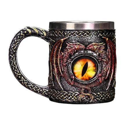 600ml Stainless Dragon Snake Animal Beer Mug - Mad Fly Essentials