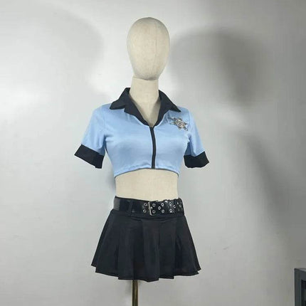 Police Uniform Party Women Costume Set - Mad Fly Essentials