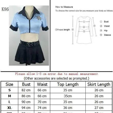 Police Uniform Party Women Costume Set - Mad Fly Essentials