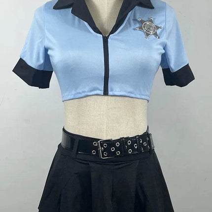 Police Uniform Party Women Costume Set - Mad Fly Essentials
