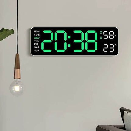 9 Inch Digital LED USB Wall Alarm Clock - Alarm Clock - The Vinyl Clock - Mad Fly Essentials