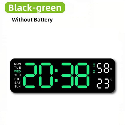 9 Inch Digital LED USB Wall Alarm Clock - Alarm Clock - The Vinyl Clock - Mad Fly Essentials