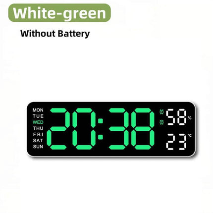 9 Inch Digital LED USB Wall Alarm Clock - Alarm Clock - The Vinyl Clock - Mad Fly Essentials