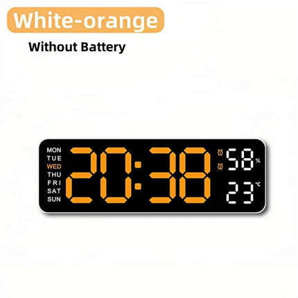 9 Inch Digital LED USB Wall Alarm Clock - Alarm Clock - The Vinyl Clock - Mad Fly Essentials