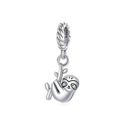 925 Sterling Silver Cat Animal Charm Pendant - Women Accessories - bamoer - Mad Fly Essentials