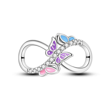 925 Sterling Silver Infinity Butterfly Charm Women Accessories - Women Accessories - Hapour - Mad Fly Essentials