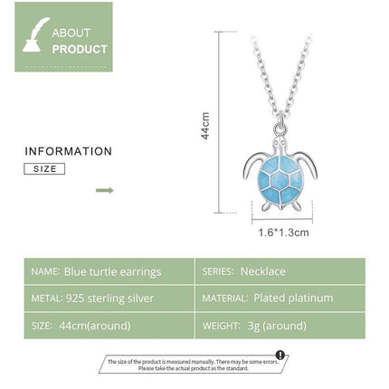 925 Sterling Silver Turtle Pendant Women Accessories - Women Accessories - Bamoer - Mad Fly Essentials