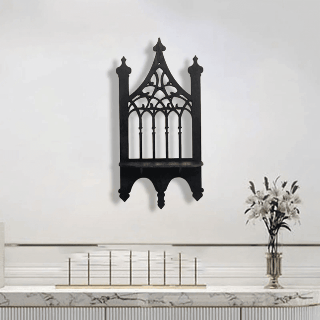 Medieval Black Vintage Gothic Candle Holder Home Decor - Mad Fly Essentials