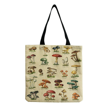 Women's Eco-Friendly 3D Mushroom Animal Shopping Handbag