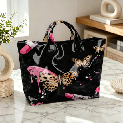 Handbag Women Butterfly Animal Lipstick Gothic Tote - Handbag - Kiximire - Mad Fly Essentials