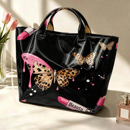 Handbag Women Butterfly Animal Lipstick Gothic Tote - Handbag - Kiximire - Mad Fly Essentials