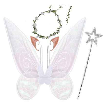 Women 5pc Fairy Butterfly Wings Costume Set