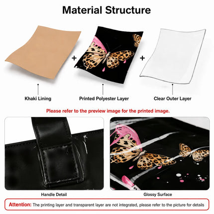Handbag Women Butterfly Animal Lipstick Gothic Tote - Handbag - Kiximire - Mad Fly Essentials