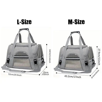 Pet Carrier Dog Cat Soft Side Travel Carrier - Pet Carrier - OLN - Mad Fly Essentials