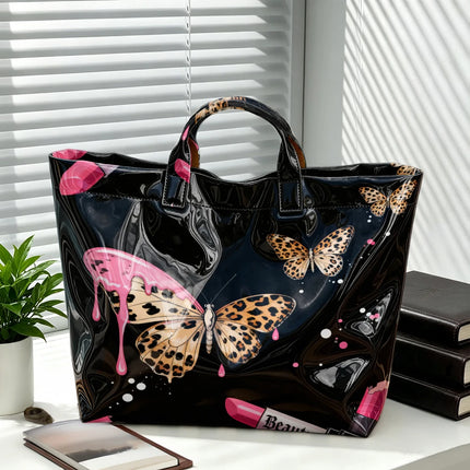 Handbag Women Butterfly Animal Lipstick Gothic Tote - Handbag - Kiximire - Mad Fly Essentials