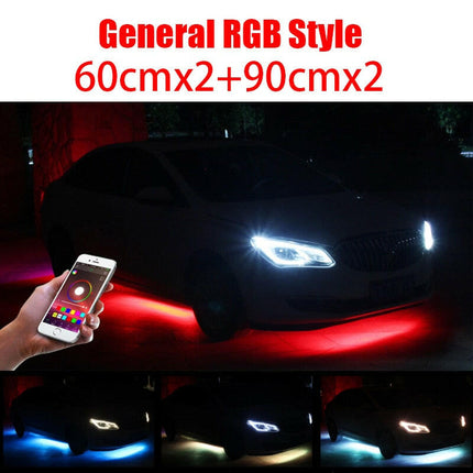 Car Underglow Neon Accent LED Strip Lights-App Control RGB - Super Deals Mad Fly Essentials