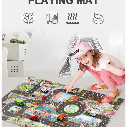 Kid's Roadmap City Traffic Playmats - Kids Shop Mad Fly Essentials