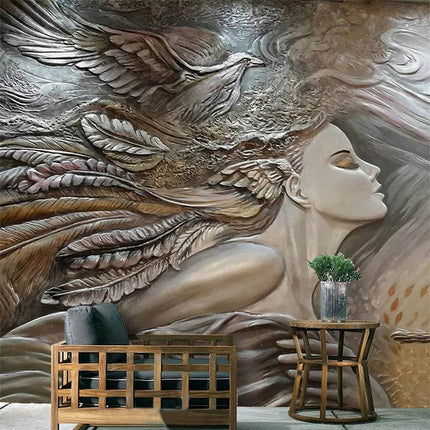 Custom Mural 3D Peacock Beauty Mural Wallpaper - Mad Fly Essentials