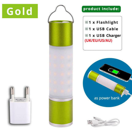 Solar 1000000LM 3pcs USB Rechargeable Zoomable LED Flashlight - Lighting & Bulbs Mad Fly Essentials