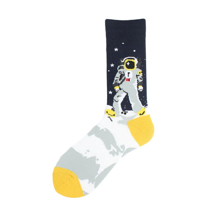 Women Creative Alien Animal Long Socks