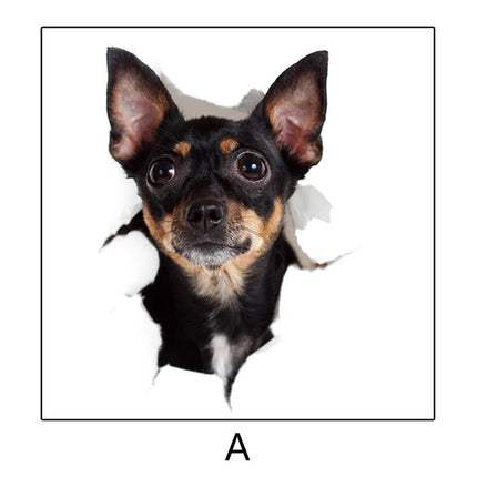 3D Wall Sticker Chihuahuas Dog Fridge Decal - 3D Wall Sticker - Zooyoo - Mad Fly Essentials