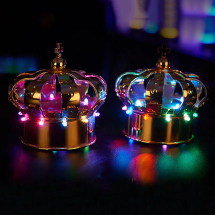 Rechargeable LED Champagne CROWN Bottle Topper