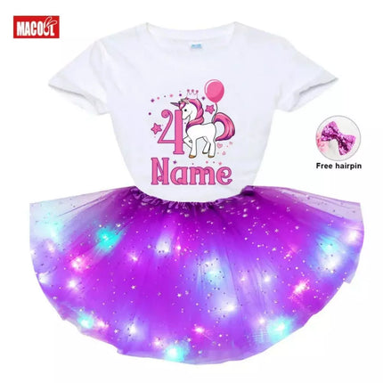 Baby Girls Unicorn Birthday Tutu Dress Set - Kids Shop Mad Fly Essentials