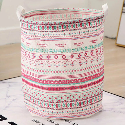 Storage Solutions Round Dog Flamingo Animal Laundry Basket - Storage Solutions - Briteplus - Mad Fly Essentials
