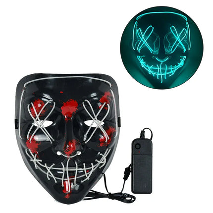 LED Luminous Halloween Party Costume Mask - Kids Shop Mad Fly Essentials