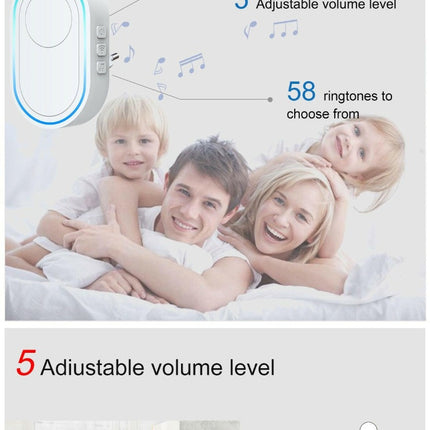 Intelligent Wireless Home Welcome Waterproof 300m Doorbell