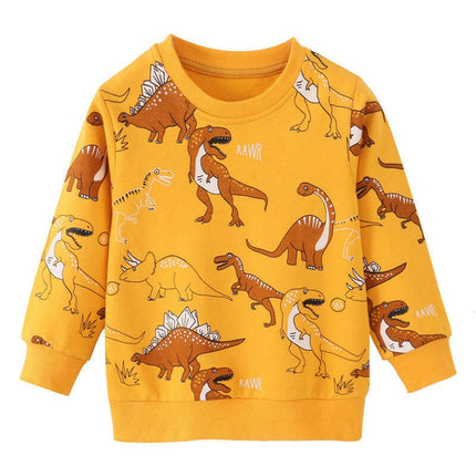 Baby Boys Animals Construction Bulldozer Sweatshirts - Kids Shop Mad Fly Essentials