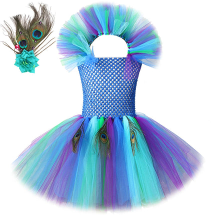 Party Dress Girl Gradient Mesh Princess Birthday Dress - Party Dress - Doker - Mad Fly Essentials