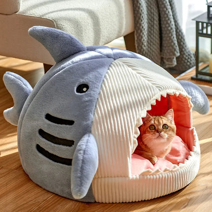 Enclosed Portable Cat Pet Dog Bed