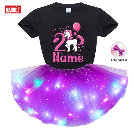 Baby Girls Unicorn Birthday Tutu Dress Set - Kids Shop Mad Fly Essentials