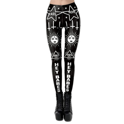 Fitness Leggings Women Slim 3D Steampunk Leggings - Fitness Leggings - Youre My Secret - Mad Fly Essentials