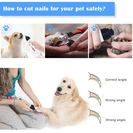 USB-Charging Dog Nail Grooming Tools