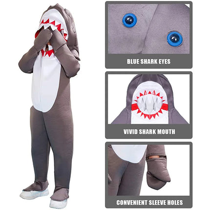 Costume Boys Cartoon Sleeping Bag Shark Pajama Costumes - Costume - Kids Zone - Mad Fly Essentials