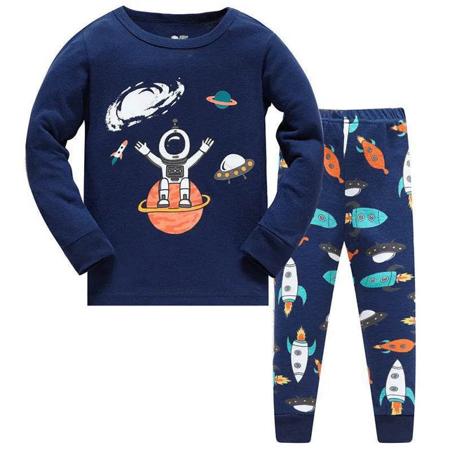 Baby Boy Spaceman Rocket Pajama Sets - Mad Fly Essentials