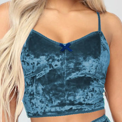 Pajama Set Women Velvet Sleeveless Underwear Pajamas - Pajama Set - Goku - Mad Fly Essentials