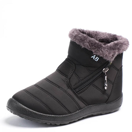 Women Winter Plush Ankle Snow Boots - Mad Fly Essentials