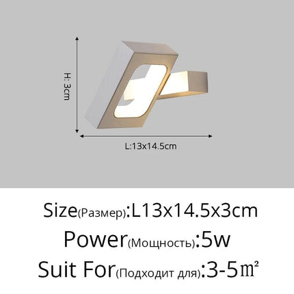 Modern LED AC85-260V Wall Lamp - Mad Fly Essentials