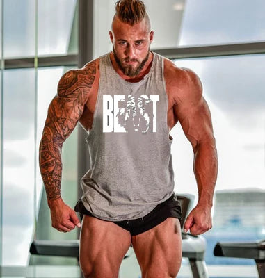 Tank Top Men Beast Activewear Bodybuilding Top - Tank Top - Fitness Essentials - Mad Fly Essentials