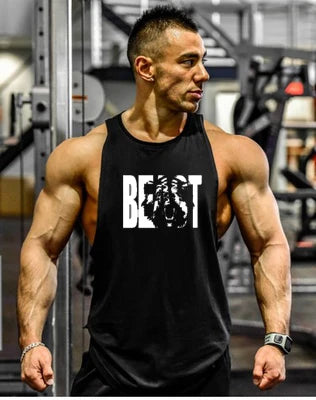Tank Top Men Beast Activewear Bodybuilding Top - Tank Top - Fitness Essentials - Mad Fly Essentials