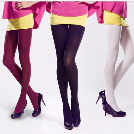 Women 22Colors Candy Cane Velvet Stockings