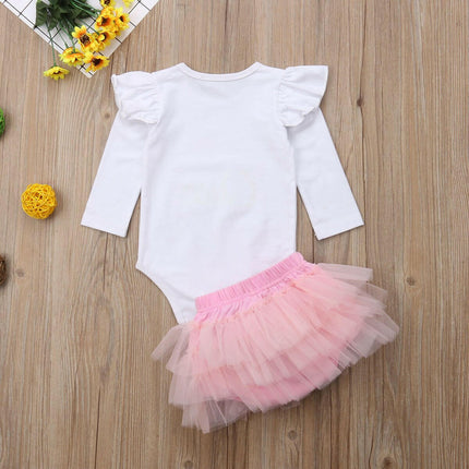 Baby Girl First Year Tutu Skirt Birthday Outfit - Kids Shop Mad Fly Essentials