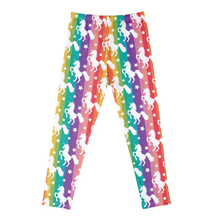 Leggings Girl Cartoon Unicorn Silk Pants - Leggings - Zukocert - Mad Fly Essentials